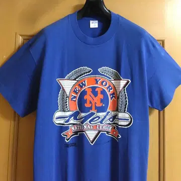 USA제 빈티지 MLB 뉴욕 Mets 티셔츠 90s