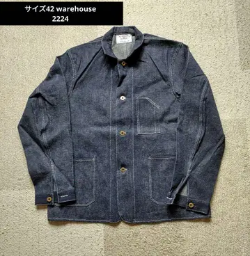 42 warehouse 웨어하우스 커버올 데님 자켓