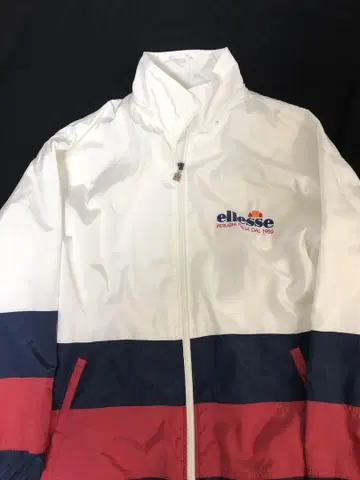 ellesse 엘레쎄 나일론 자켓 L 화이트/네이비/레드