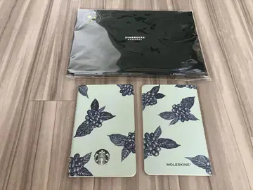 스타벅스 REWARDS 5주년 기념 와펜 키링 몰스킨 노트