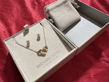 MICHEAL KORS 목걸이 + 귀걸이