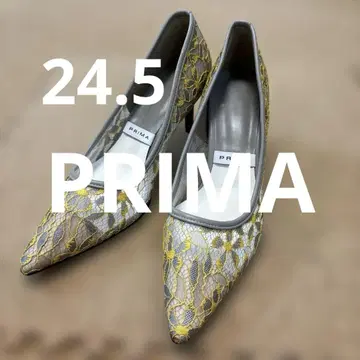 새상품급 PRIMA CLASSE 플리마켓 시스루 펌프스 24.5
