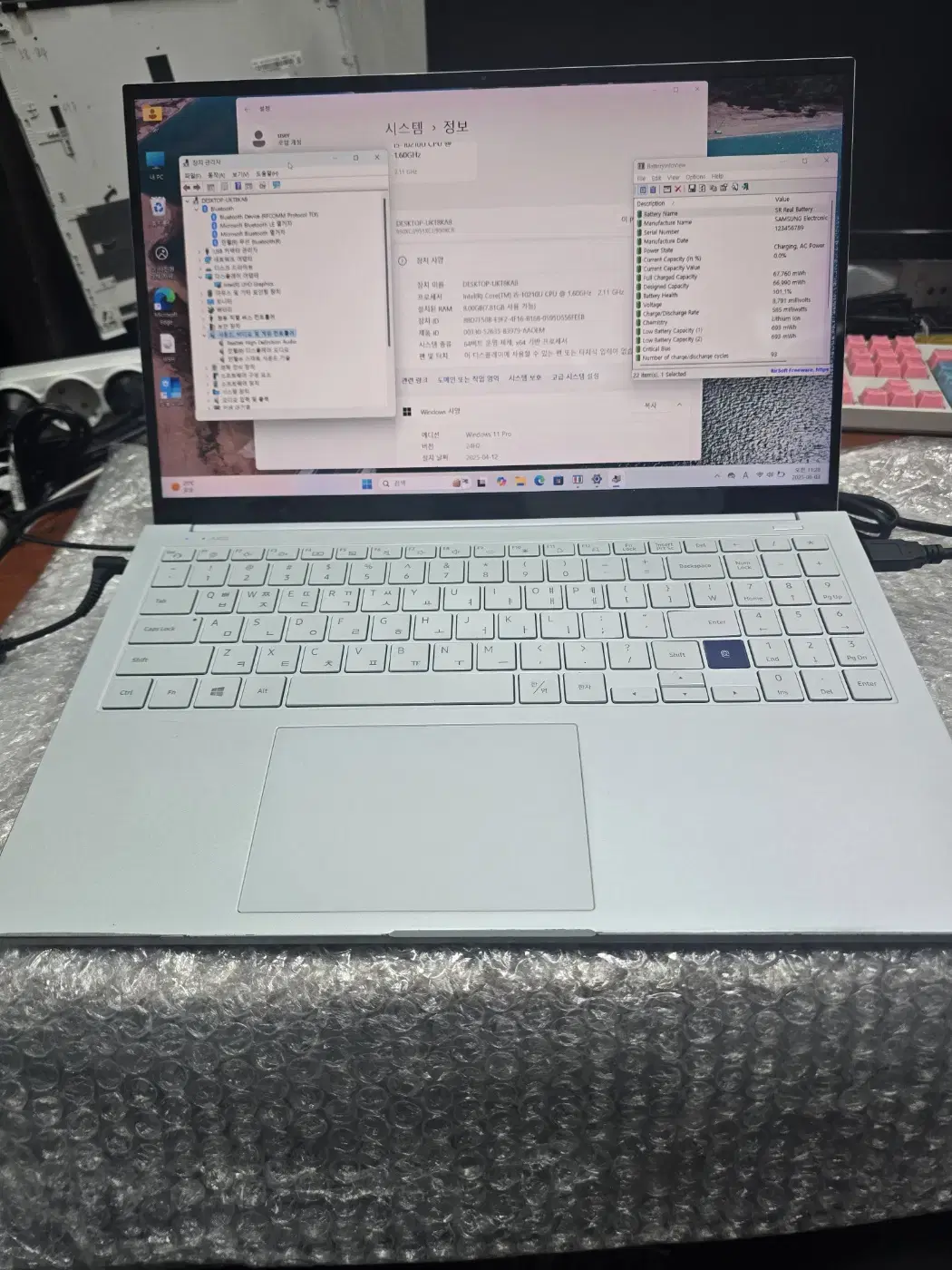 [중고]삼성 갤럭시북 이온 NT951XCT 10세대 15인치 인텔i5