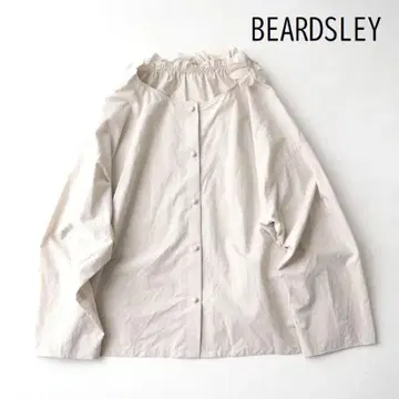 BEARDSLEY 비어즐리 옷깃 꽃 모티브 블라우스 정가 26400엔