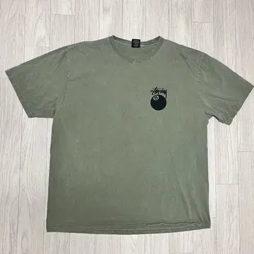 ★STUSSY★8 Ball Pigment Dyed T-Shirt Olive★追跡可 Stüssy: Men's 8 Ball Pigment Dyed T-Shirt (Olive) | DSMS E-SHOP