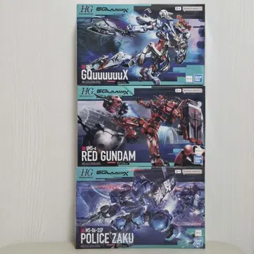1/144 HG 지크 액스 빨간색 건담 군경 자쿠