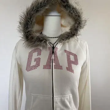 GAP 00s 퍼 후드티 y2k 그런지 갸루