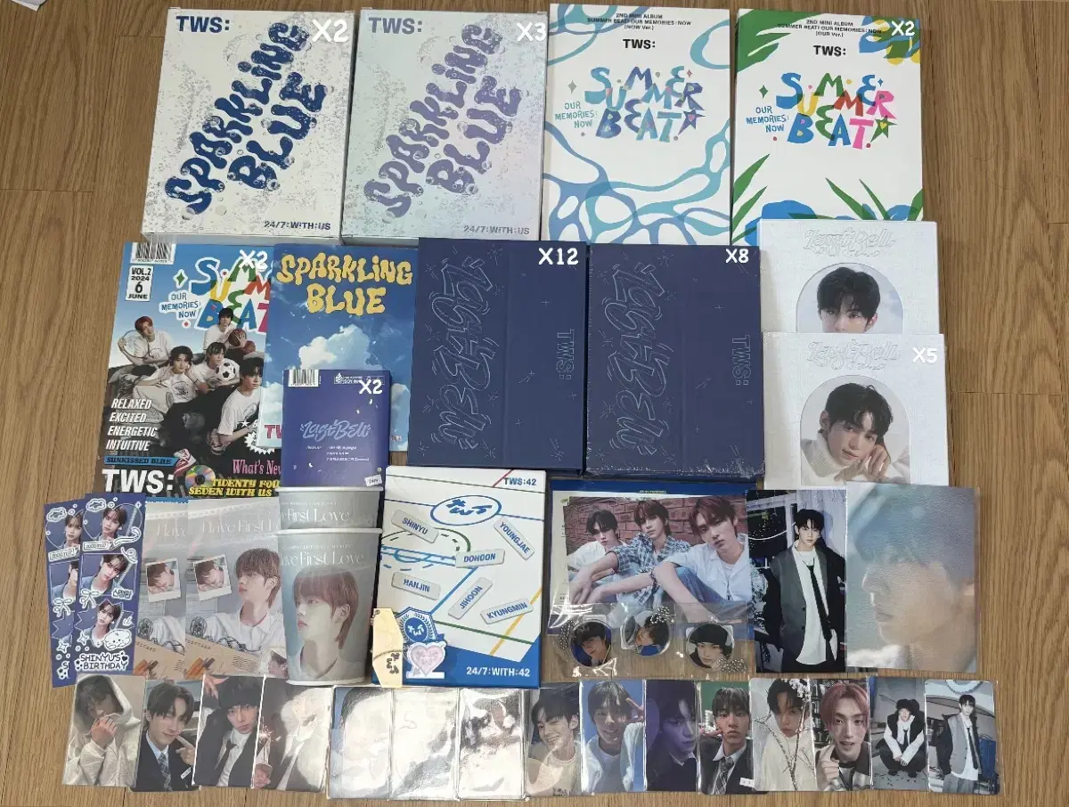 Unstanning) Tws Goods Bulk wts Sinyu Dohoon Youngjae Han Jin Jihoon Kyungmin Unreleased Photocard ld Membership Album