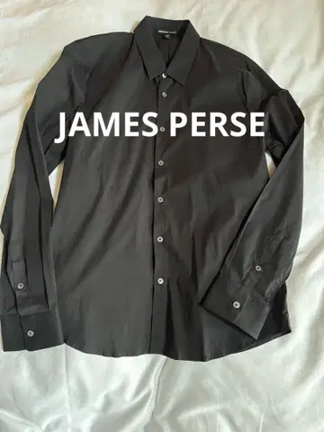 JAMES PERSE 블랙 긴팔 셔츠 S