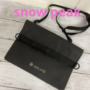 스노우피크 사코슈 숄더백 블랙 #C2760