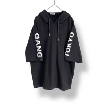 도쿄 리벤저스 [M] 후드티 티셔츠 블랙 반소매 GANG TOKYO