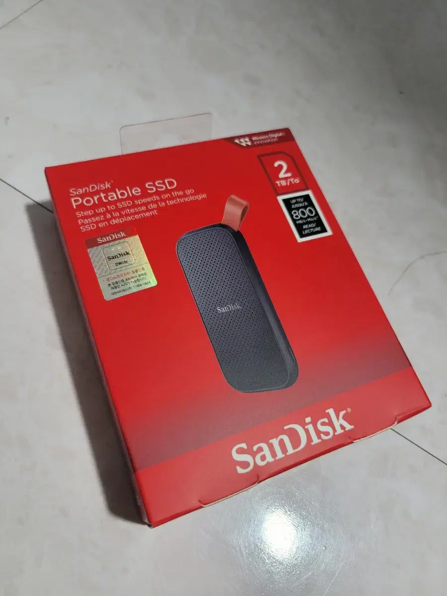 Sandisk SSD 2TB External Hard Drive