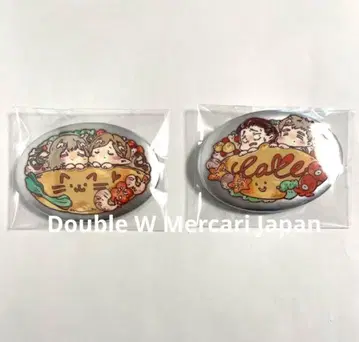 던전밥 캔뱃지 오므라이스 2개 세트