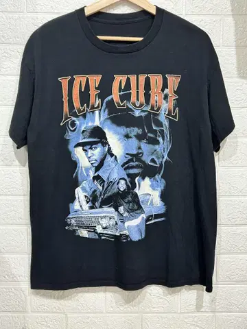 ICE CUBE 그래픽 티셔츠 블랙