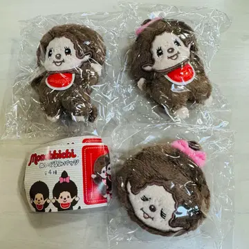 유메야 몬치치 봉제 인형 배지 가챠 몬치치짱 몬치치군