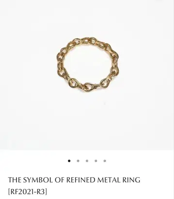 최종 가격 hum refine metal chain ring 13호