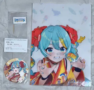 오키나와 하츠네 미쿠 Little Universe 혜택 코스터 4종 세트