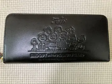 스누피 블랙 장지갑 SNOOPY 피넛