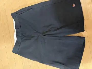 디키즈 블랙 숏 팬츠 포켓 부착