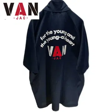 새상품급 VAN JAC 지퍼 반팔 메쉬 저리 사이즈 M