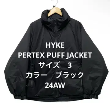 24AW HYKE PERTEX PUFF JACKET 사이즈 3