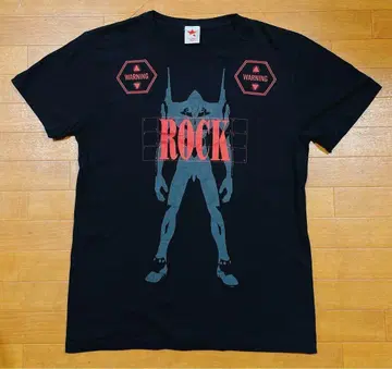 rockin' star 에반게리온 창간호 티셔츠 블랙 M 에바