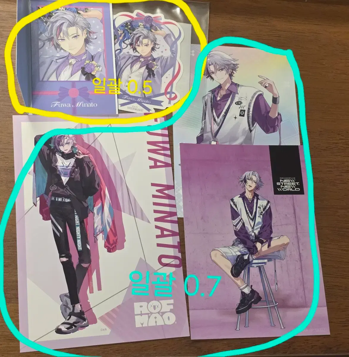 Fuwa Minato Cheki Pre-order Benefit Live Goods