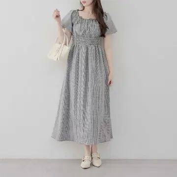 소매 벌룬 리본 원피스 olive des olive 새상품