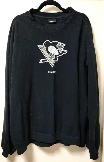 리복 NHL 피츠버그 펭귄 맨투맨 트레이닝복 L