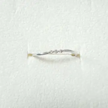 에스테르 K10 화이트 골드 다이아몬드 반지 11호 반지 블룸