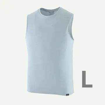 파타고니아 남성용 슬리브리스 캐플린 쿨 데일리 셔츠 L