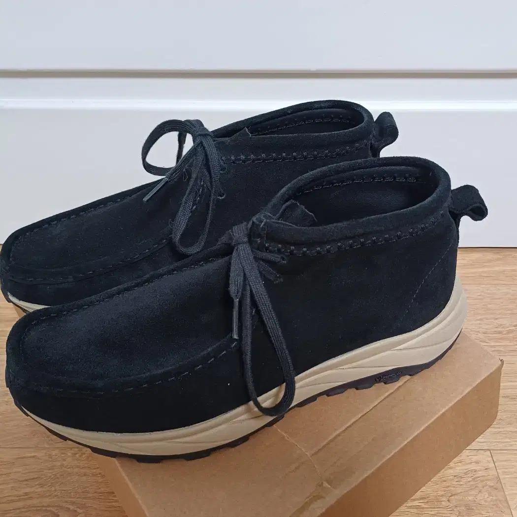 CLARKS 클락스 [265] Clarks Wallabee Eden Black Vibram Sole #클락