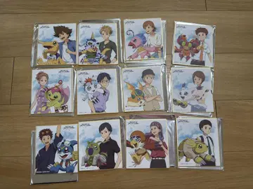 디지몬 어드벤처 LAST EVOLUTION 인연 미니 색지 전 12종