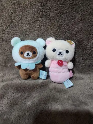 리락쿠마 테노리 봉제 인형 인어