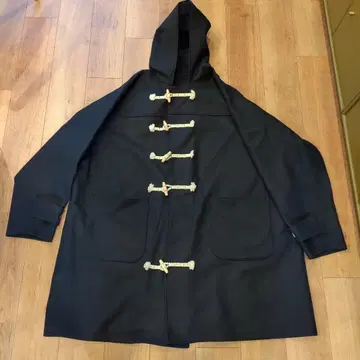 sillage duffle coat black melton 블랙
