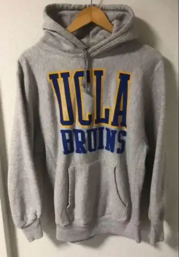 90년대 MV SPORT 제작 UCLA BRUINS 리버스 위브형 후드티