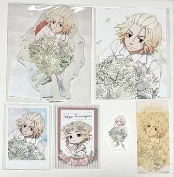도쿄 리벤저스 나카가이 광업 혜택 사노 만지로 Bouquet 꽃 화관