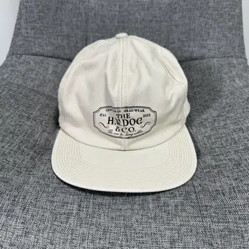 H.W.DOG & CO. 베이지 워크 캡 트래커 캡