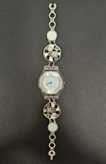 Swatch 스와치 스카이블루 다이얼 쿼츠 손목시계