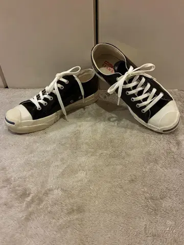 CONVERSE X BEAMS 잭 파셀 블랙 검정 24.5 에나멜
