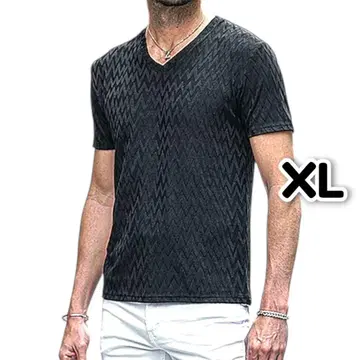 joker 파일 쉐브론 반팔 V넥 티셔츠 XL u6d