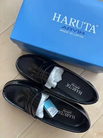HARUTA 로퍼 블랙 24.5EEE 힐