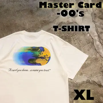 XL -00's Master Card 마스터 카드 기업 티셔츠