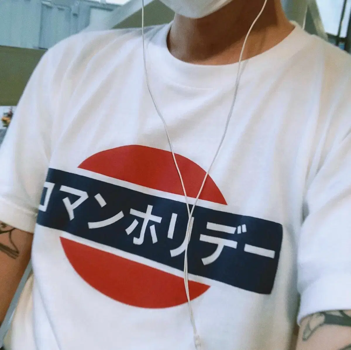 [New product] Roman Holiday Logo Japanese Vintage Short Sleeve T-shirt