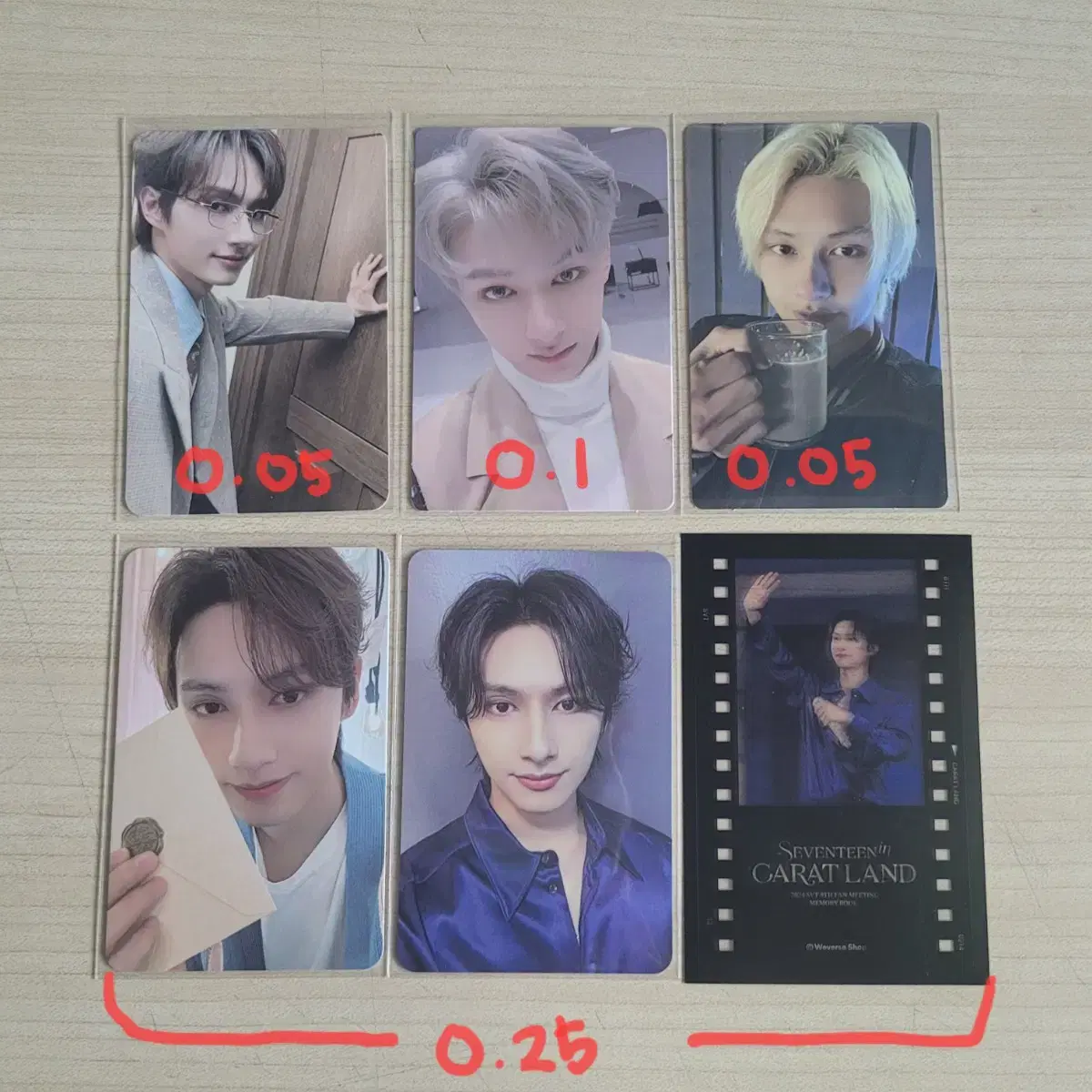 세븐틴 준 포카 (캐럿랜드 인더숲 ymmd spill the feels