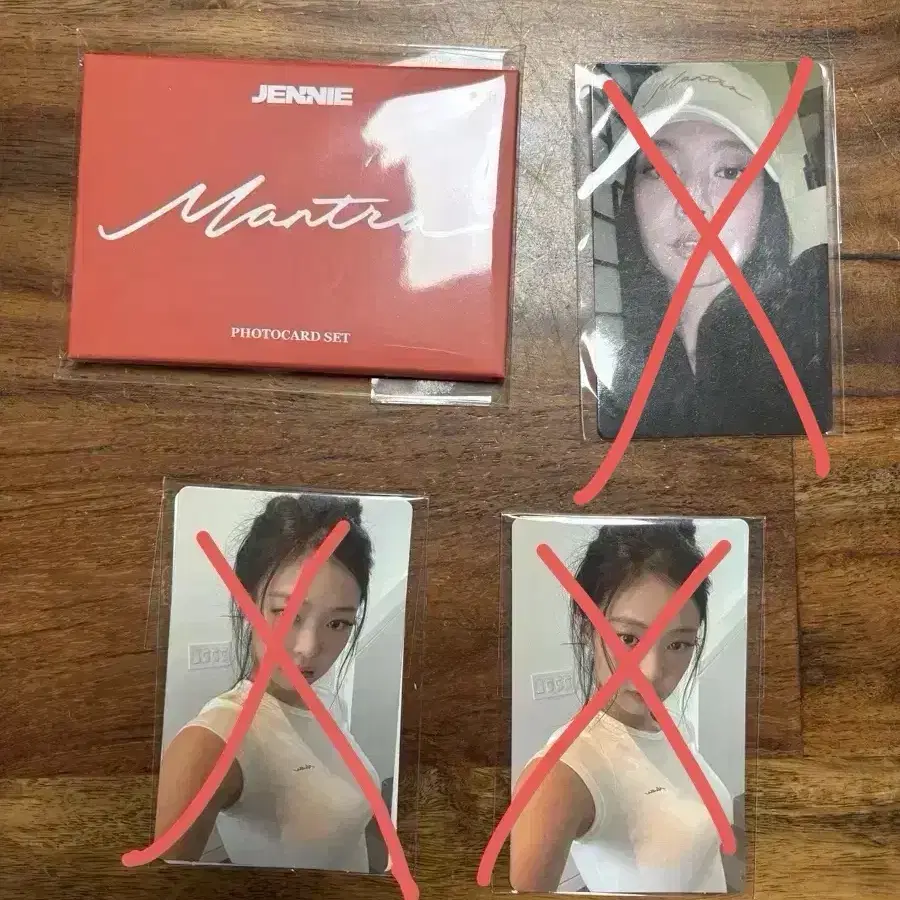 Jennie Mantra Photocard Set on Bunjang Global Site.