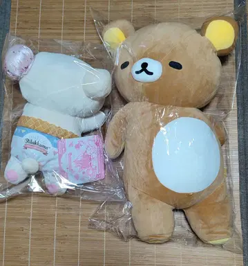 약 60cm!! 리락쿠마와 코리락쿠마 봉제 인형 세트