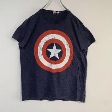 캡틴 아메리카 쉴드 티셔츠 네이비 MARVEL