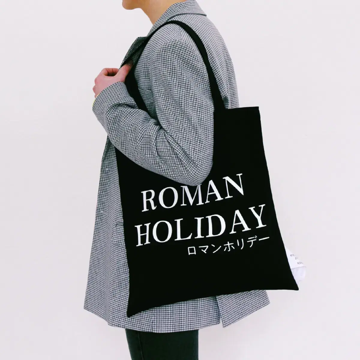 [New] Roman Holiday Logo Japanese Vintage Eco Bag Shoulder Bag