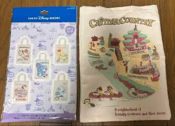 디즈니 테마 포트 토트백 크리터 컨트리 칩 데일